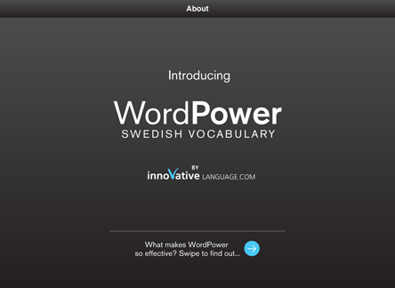 Screenshot 1 - WordPower Lite for iPad - Swedish   